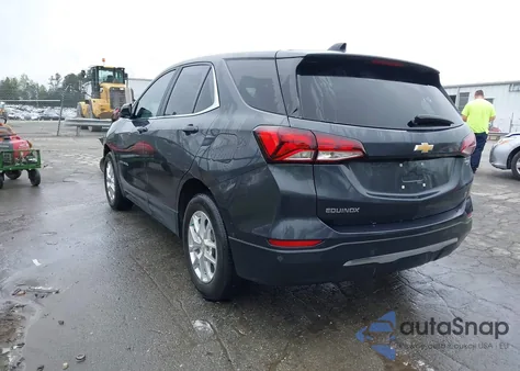 2022 Chevrolet Equinox Fwd Lt из США, поврежденный, VIN 2GNAXKEV7N6132212